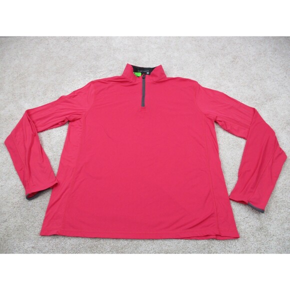 Greyson Sweater Womens Medium Pink Golf Pullover Zip Outdoor Sweatshirt Ladies - Picture 1 of 11